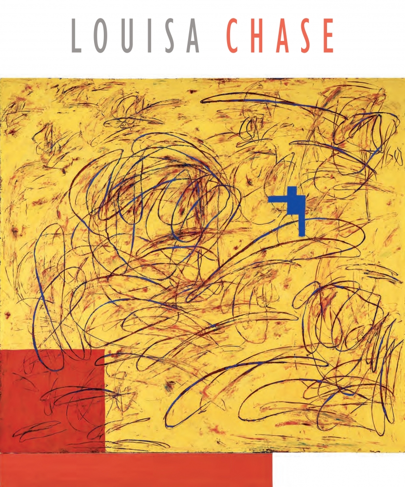 image of the cover to exhibition catalogue for Louisa Chase, "Force Field"