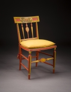 Painted Chinese Red and Gilded &ldquo;Fancy&rdquo; Side Chair