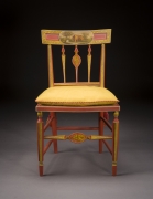 Painted Chinese Red and Gilded &ldquo;Fancy&rdquo; Side Chair