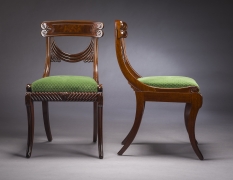 Set of Twelve Klismos-Form Dining Chairs, about 1815&ndash;20