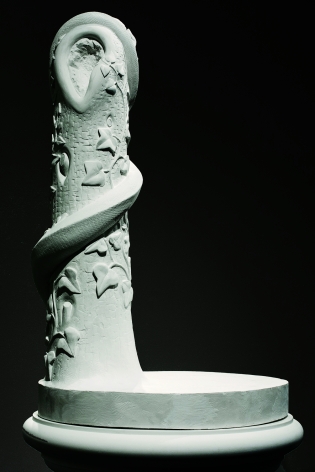 The Stand:&nbsp;Eve Disconsolate, 2013, Plaster, 69 x 26 x 26 in.&nbsp;
