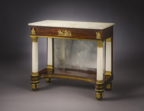 Pier Table, about 1817&ndash;22, Attributed to Duncan Phyfe (1770&ndash;1854), New York (active 1794&ndash;1847)
