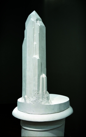 The Stand: California, 2012, Plaster, 70 x 28 x 21 in.&nbsp;