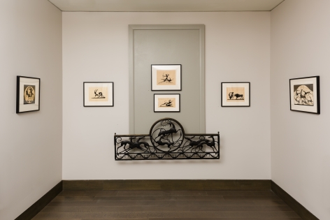 "Elegance of Outline: Silhouettes by Hunt Diederich (1884–1953" feature wall, Gallery 2.