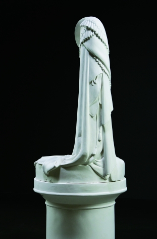 The Stand: Greek Slave, 2013, Plaster, 66 x 33 x 33 in.&nbsp;
